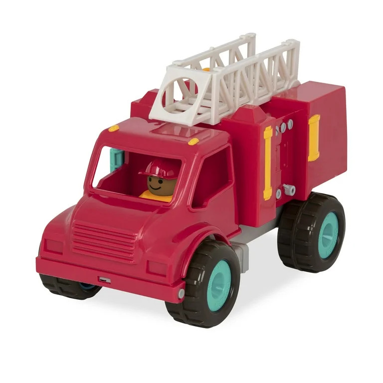 Battat Fire Engine Toy Truck with 2 Firefighter Figurines, Toddler and Preschool Toys - Walmart.c... | Walmart (US)