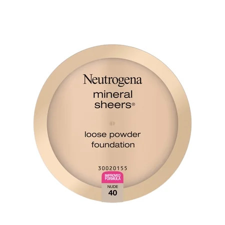 Neutrogena Mineral Sheers Powder Foundation, Nude 40,.19 oz | Walmart (US)