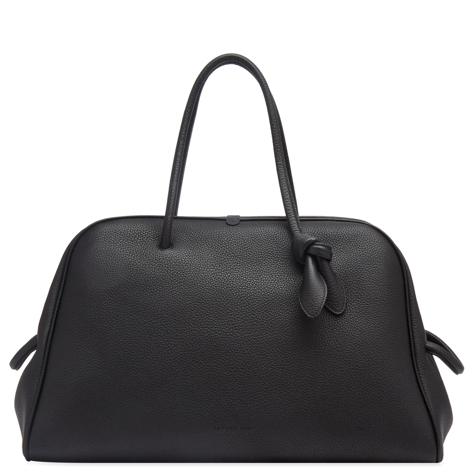 Jacquemus Men's Le Grand Turismo Leather Tote in Black | END. Clothing