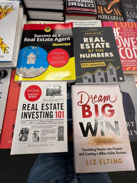 Starting the Real Estate Journey! All the books you need to become a Real Estate Sales Associate. Currently studying to pass the Florida Real Estate Exam. Youtube channel coming soon, prep with me for the exam! Xoxo, Lauren 

luxury real estate, homes, houses, investment, investing, real estate investing, real estate agent, listing leads, prospects, broker, brokerage, how to get listings, cold calling scripts, first year in real estate, top books for entrepreneurs, business books, nonfiction 

#LTKU #LTKWorkwear #LTKHome