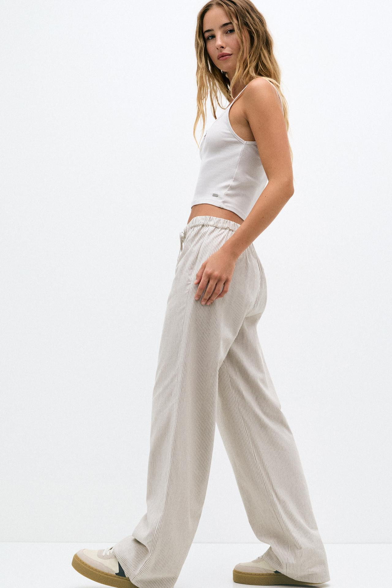 Striped pyjama bottoms | PULL and BEAR UK