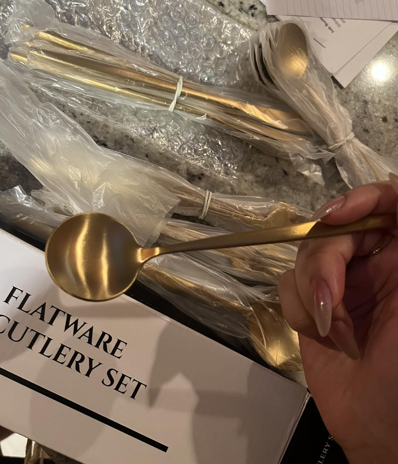 60-Piece Gold Silverware Set, Flatware Set for 12, Food-Grade Stainless Steel Cutlery, Includes S... | Amazon (US)