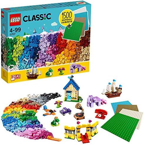 LEGO 11006 Classic Blaues Kreativ-Set, kreatives Spielzeug ab 4 Jahren mit Spielzeug-Wal, Zug, Ro... | Amazon (DE)