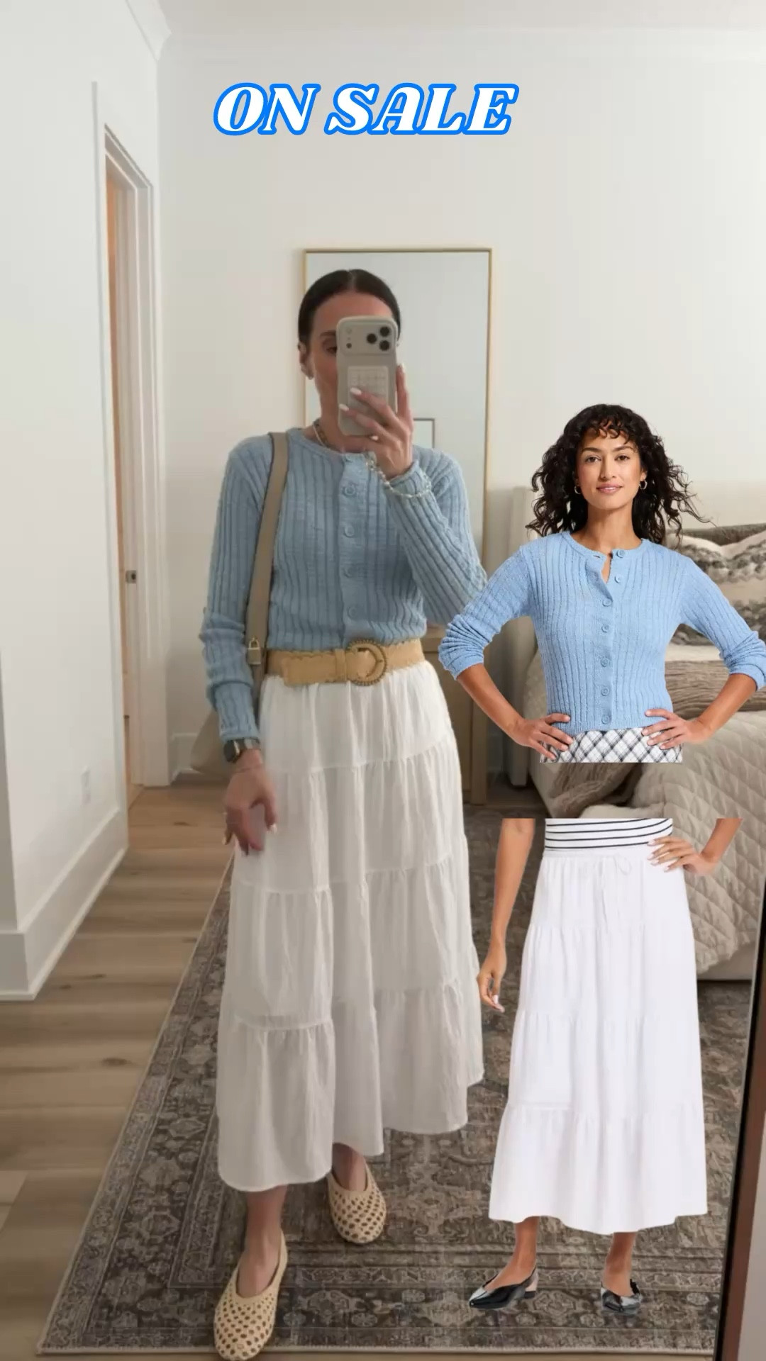 Target 30% off select clothing.

blue cardigan, white maxi skirt, spring outfit, target finds, annabrstyle

#LTKOver40 #LTKSaleAlert