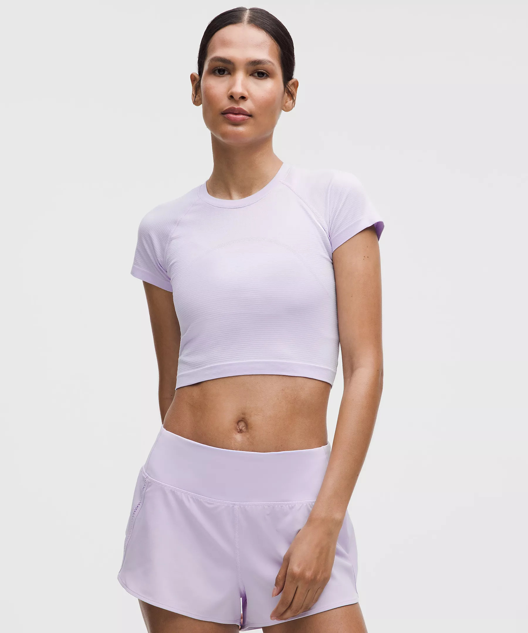 Swiftly Tech Cropped Short-Sleeve Shirt 2.0 | Lululemon (US)