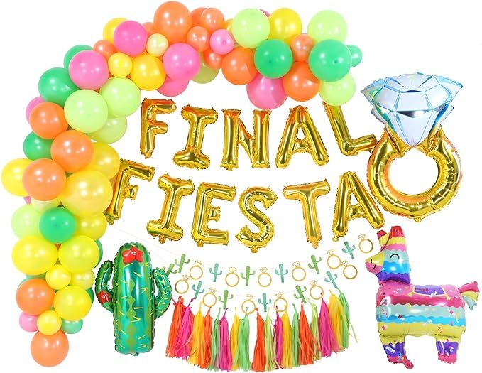 Final Fiesta Bachelorette Party Decorations Set I Final Fiesta Backdrop I Last Fiesta Party Kit I... | Amazon (US)