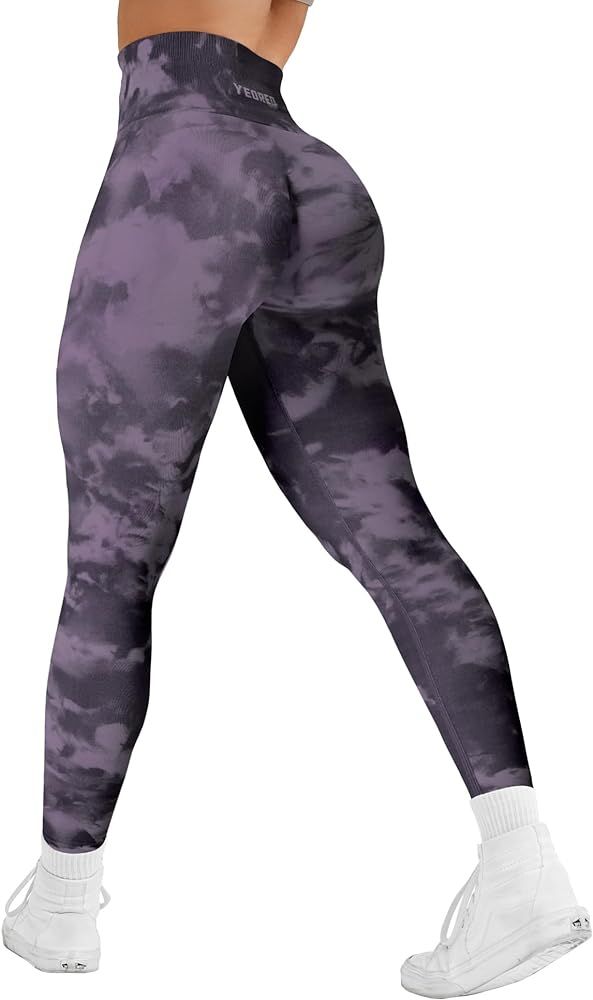 YEOREO Workout Leggings for Women Jada Leggings Scrunch Butt Lifting Leggings Seamless Screen Pri... | Amazon (US)