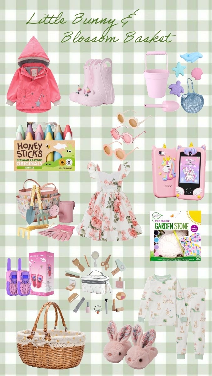 Little Bunny & Blossom Basket Finds

All the soft, girly spring feels 🐰🌸 This little bunny-inspired roundup is filled with floral dresses, garden play, rain boots, crafts, and the sweetest cozy touches for your toddler girl. Perfect for Easter baskets or everyday whimsical play

#LTKSeasonal #LTKmomlife #LTKHome