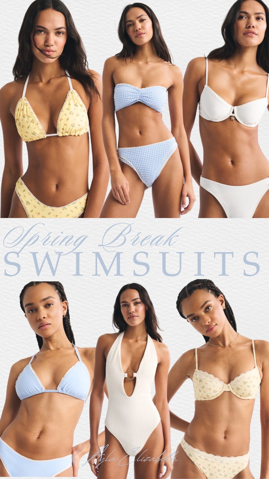 Spring break swimsuit ideas 💛￼

#LTKSeasonal #LTKSwim