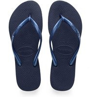 HAVAIANAS Slim Metallic Flip Flops Navy | Marks & Spencer (UK)