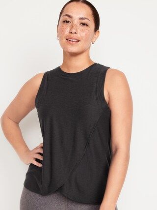 Maternity Sleeveless Cloud 94 Soft Wrap Top | Old Navy (US)