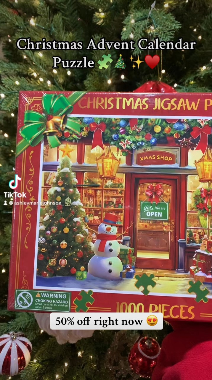Just saw these advent calendar puzzles are 50% off - only $10 right now! 😍👏🏽🎄 If you love puzzles then grab one of these beautiful advent calendar puzzles with Oliver 8 Christmas and holiday prints to choose from! 😍🎄☃️🦌🎅🏽 #christmaspuzzle #adventcalender #christmasactivity #christmasadventcalendar 

#LTKSeasonal #LTKWatchNow #LTKHoliday