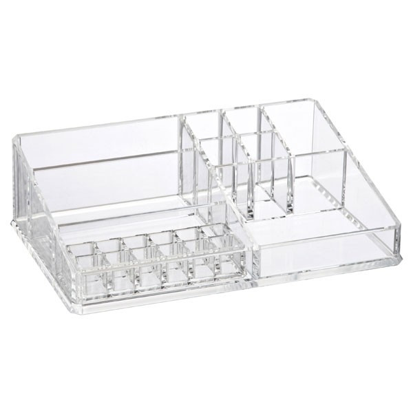 Large Luxe Acrylic Makeup Organizer Clear | The Container Store