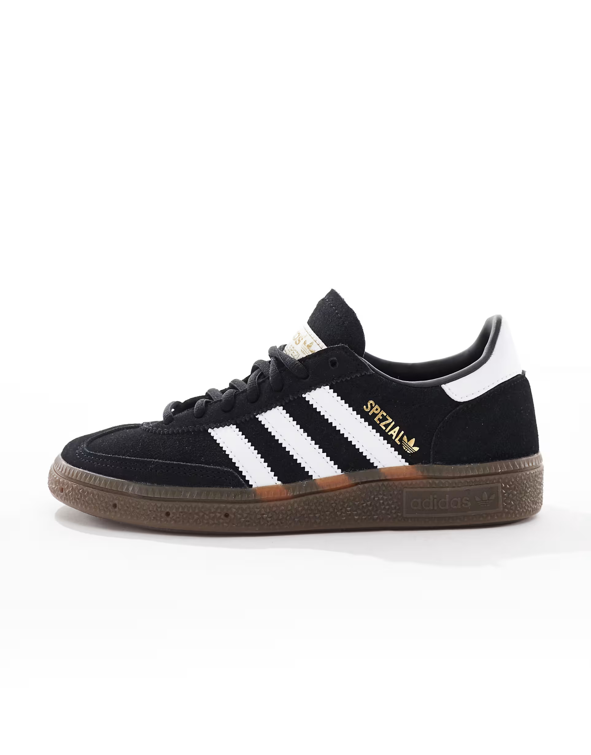 adidas Originals Handball Spezial gum sole trainers in black | ASOS (Global)
