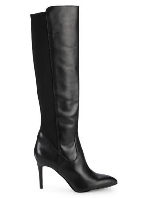 Olene Point-Toe Knee-High Leather Boots | Saks Fifth Avenue OFF 5TH (Pmt risk)