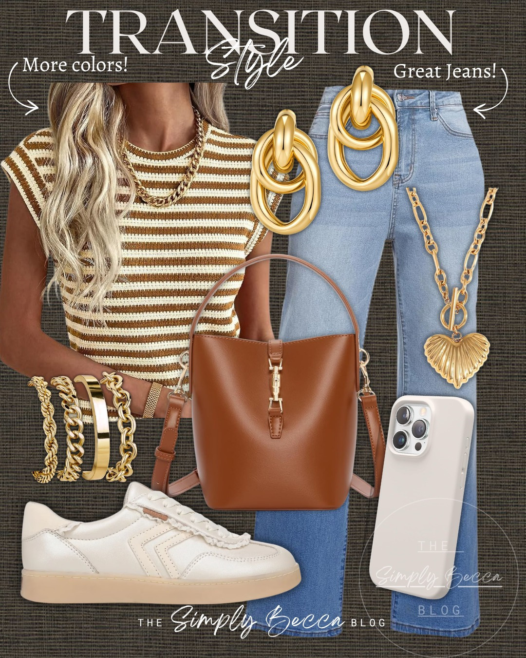 This top is so cuuuuute! 

@amazon @dsw #ltkwomens #ltkfinds #amazonfashion #dswshoes #sneakers #heartnecklace #totebag #goldbracelets #iphonecase #goldearrings 

 #LTKootd #LTKmomlife #LTKSaleAlert
