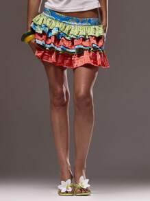 MUSERA Paisley Contrast Tiered Frilled Mini Skirt Spring, Summer, Ibiza Outfit, Y2k, Cool Girl, F... | SHEIN