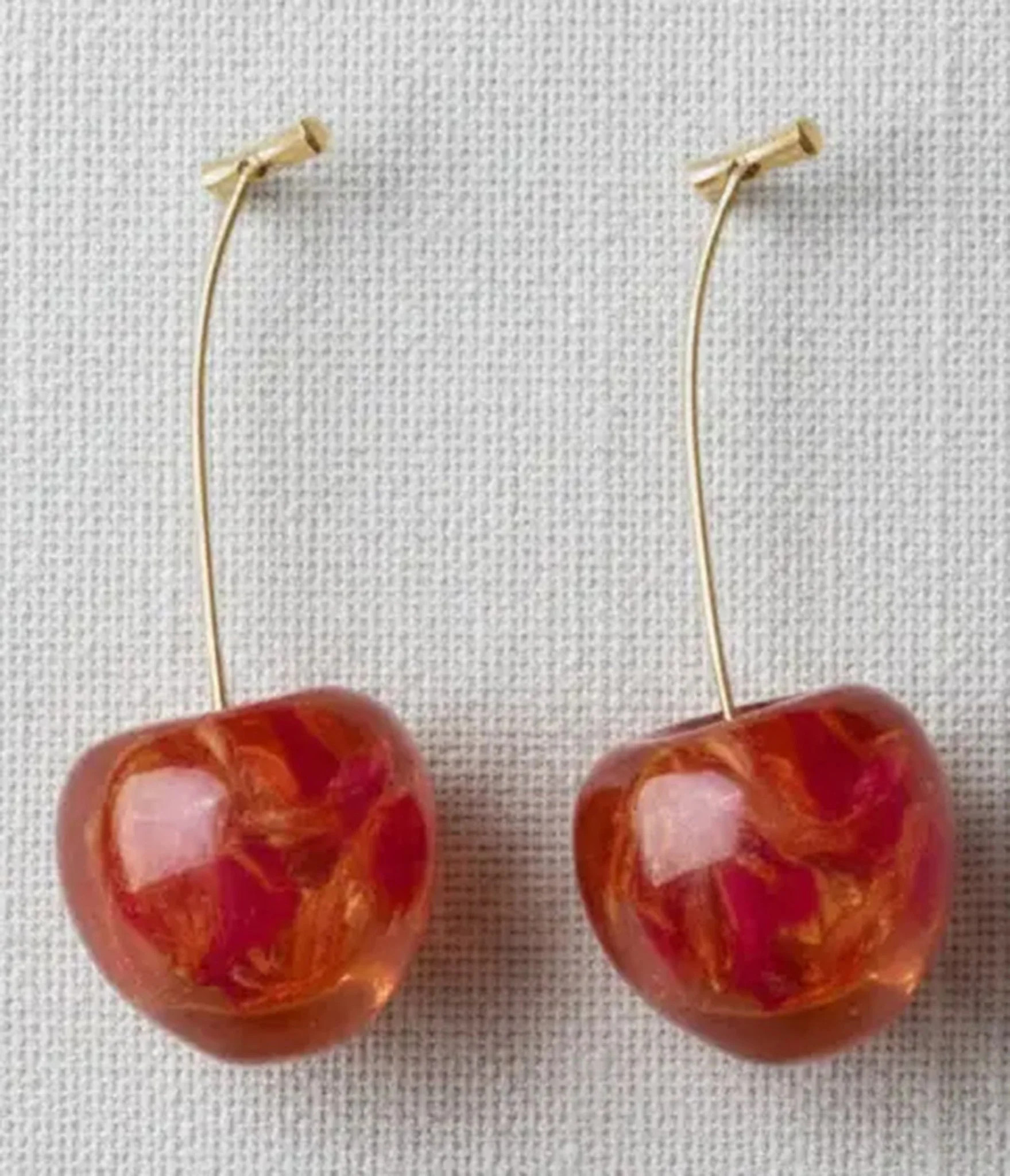 Sweet Sunrise Cherry Earrings | Unique Vintage - North America