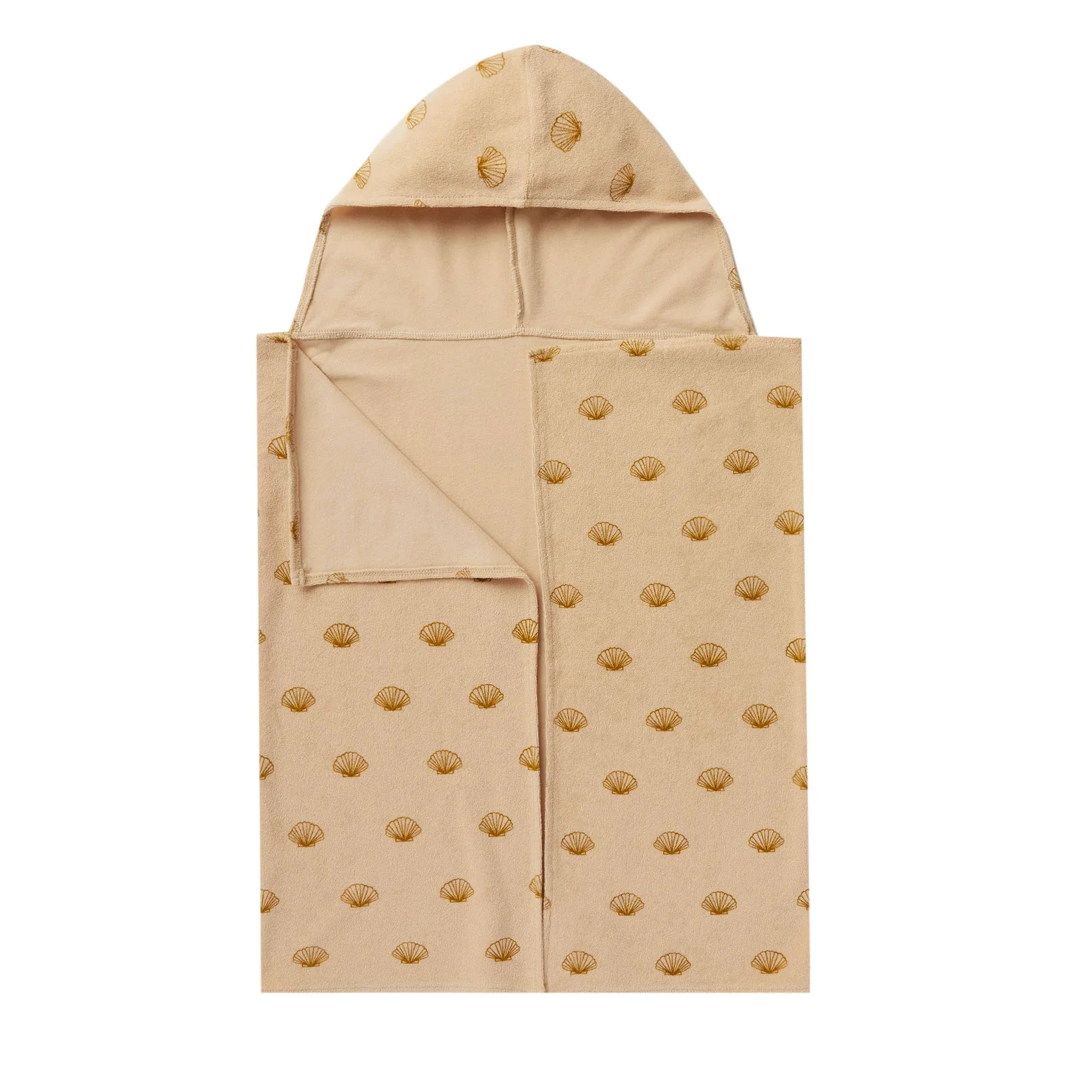 Rylee & Cru Hooded Towel, Shells | SpearmintLOVE