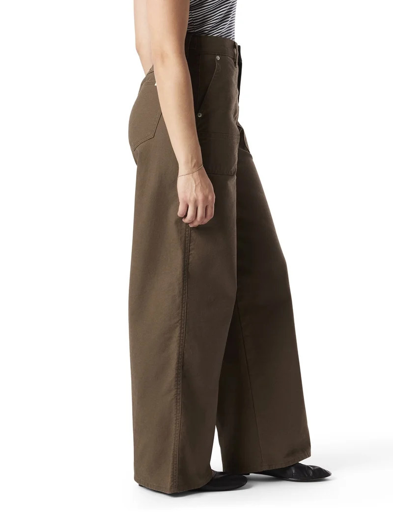 Levi Strauss Signature Women's Vintage Cinch Waist Loose Cargo Jean | Walmart (US)