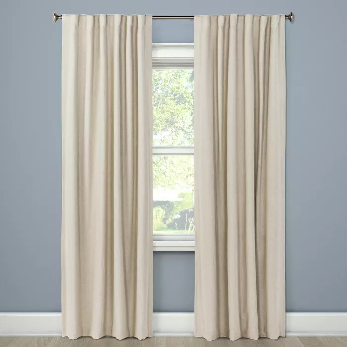 Aruba Linen Blackout Curtain Panel - Threshold™ | Target