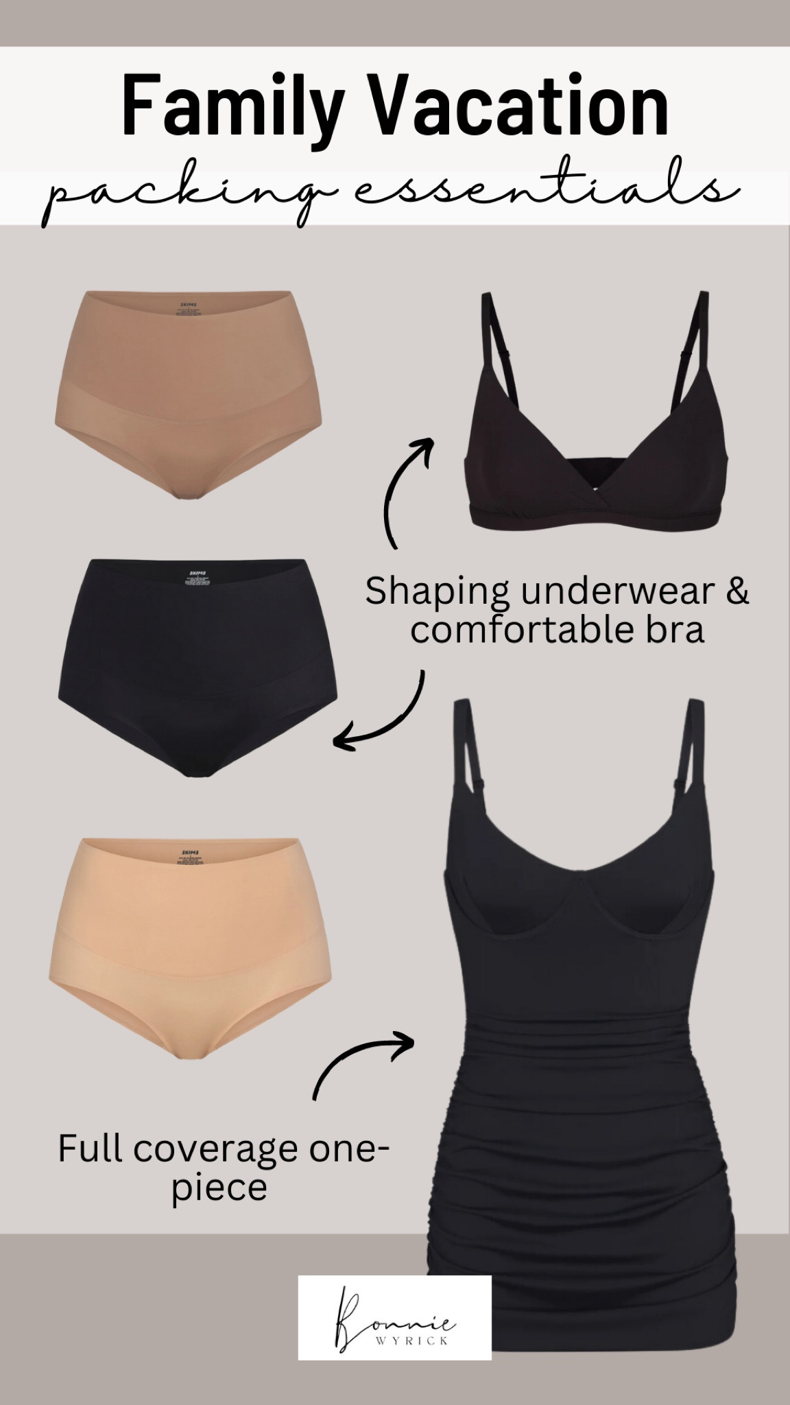 I'm midsize and did a Skims haul including underwear - I'm a 'girl