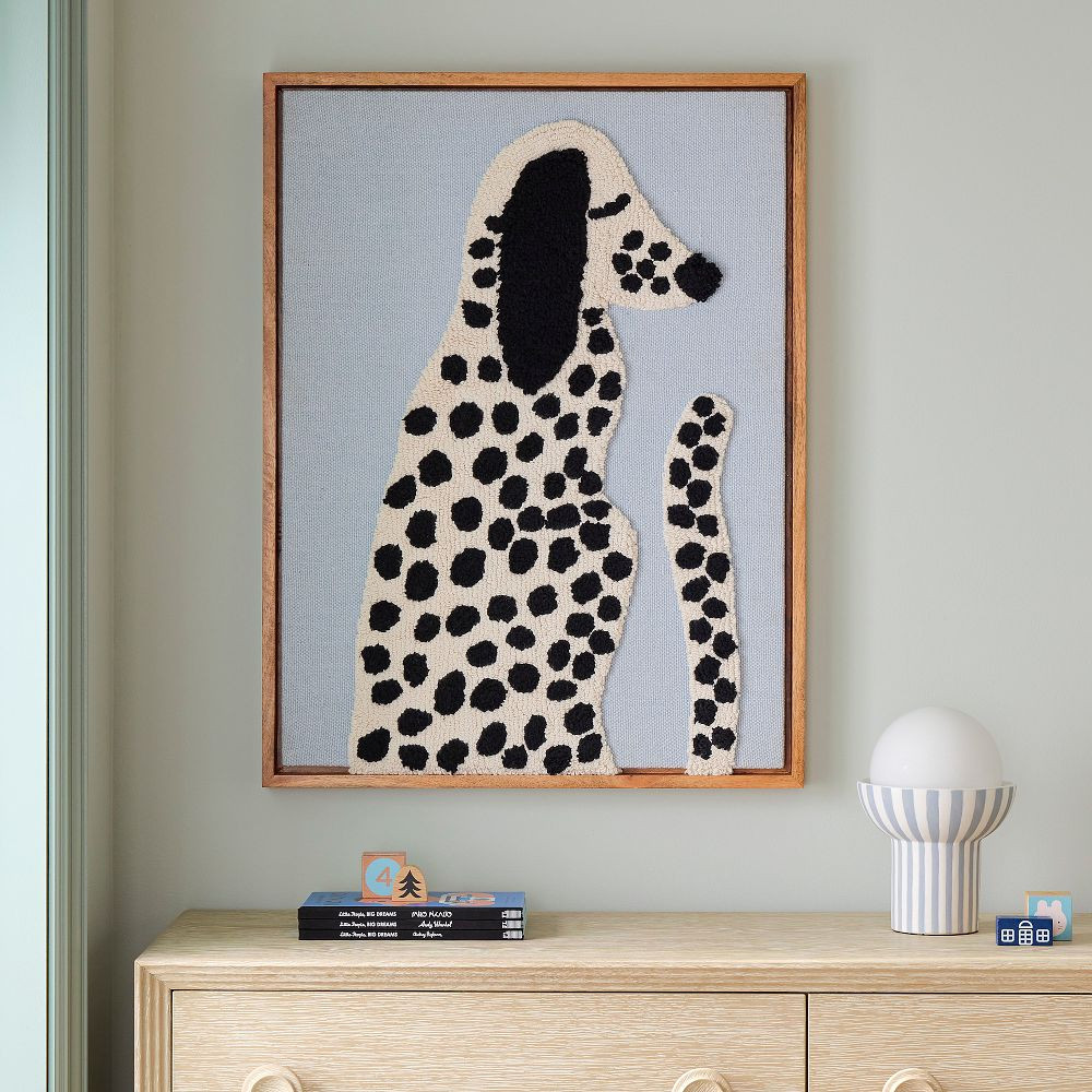 West Elm x PBK Puppy Woven Framed Art | West Elm (US)