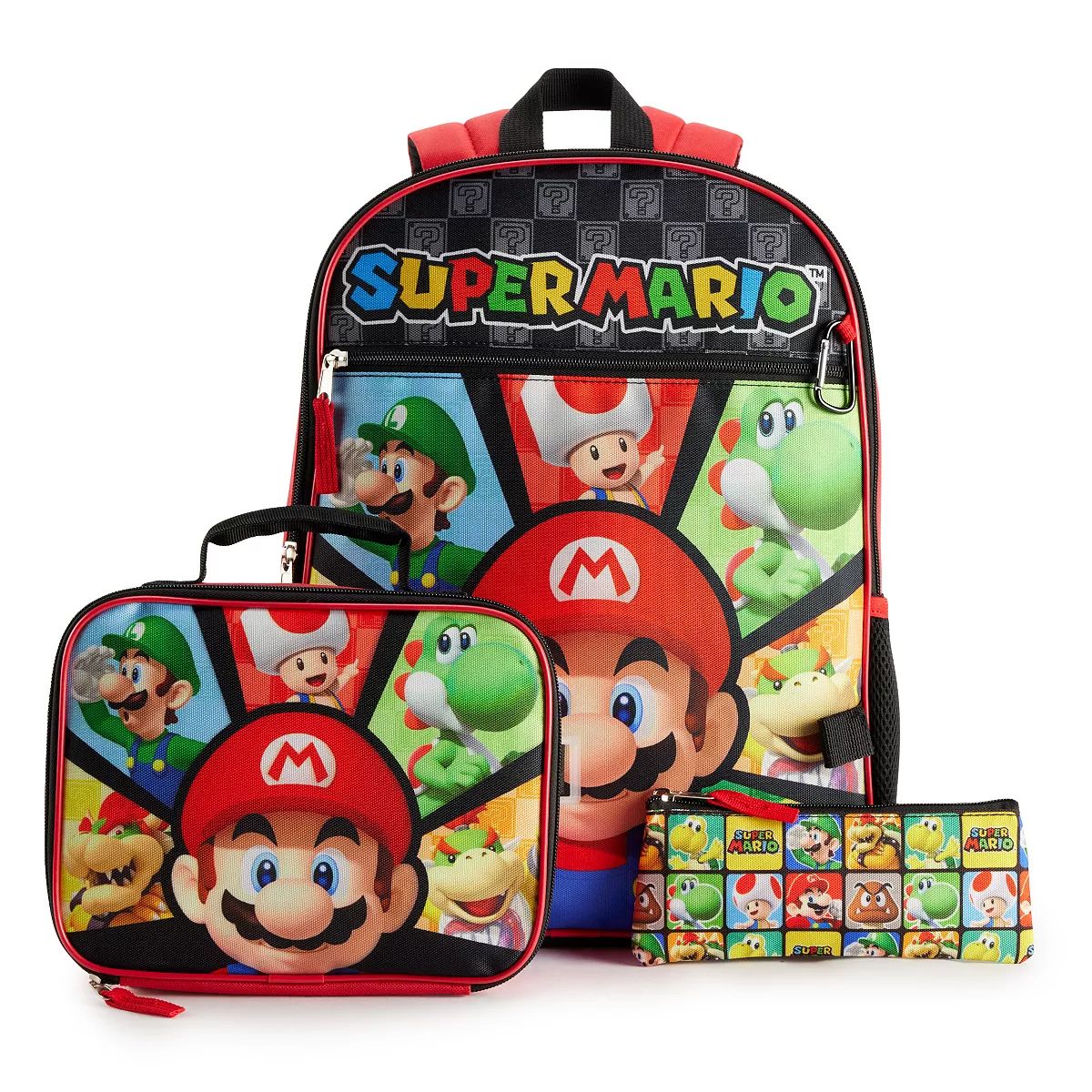 Super Mario 4-Piece Backpack Set | Kohl's