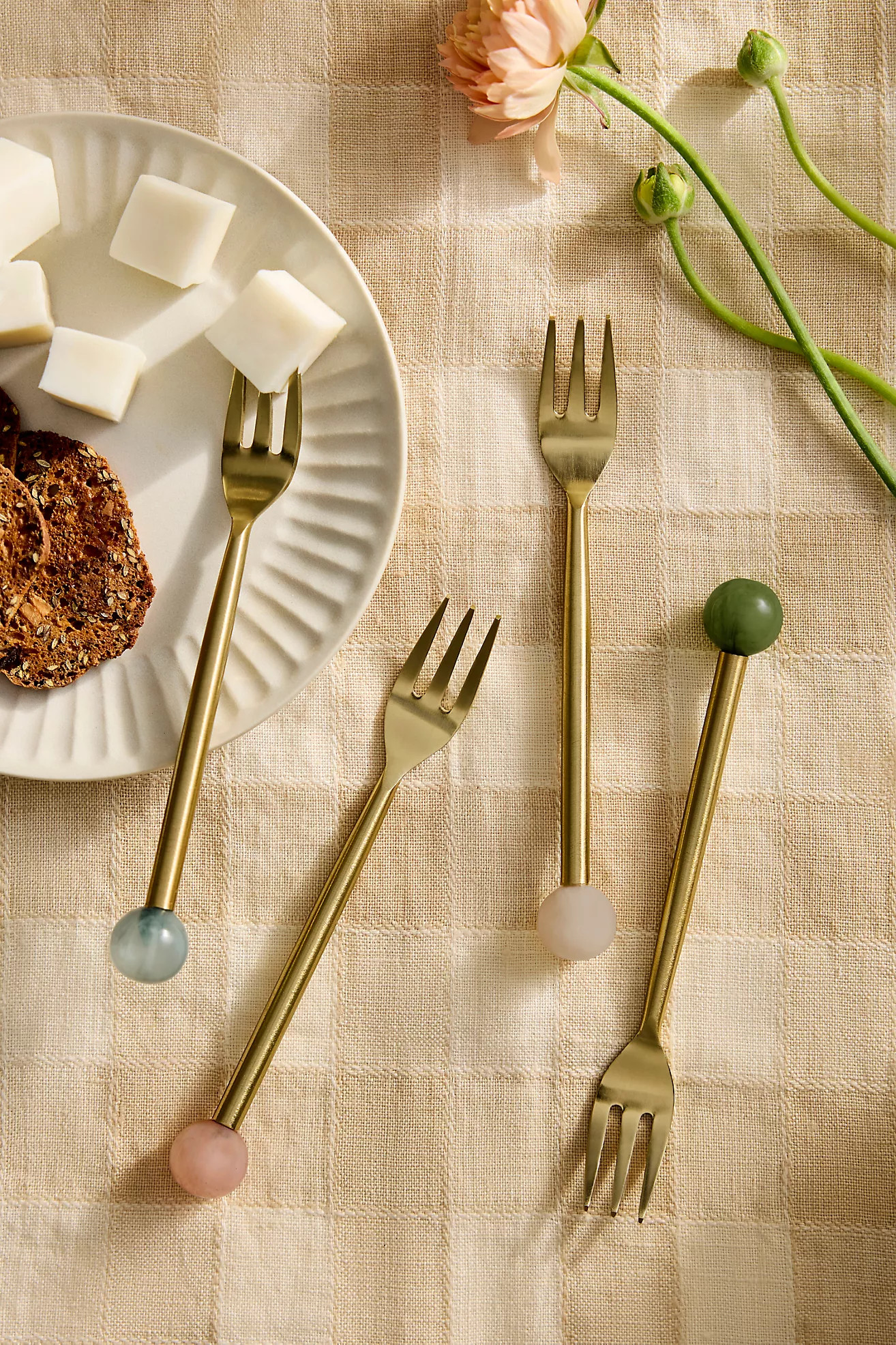 Resin Sphere Forks, Set of 4 | Terrain