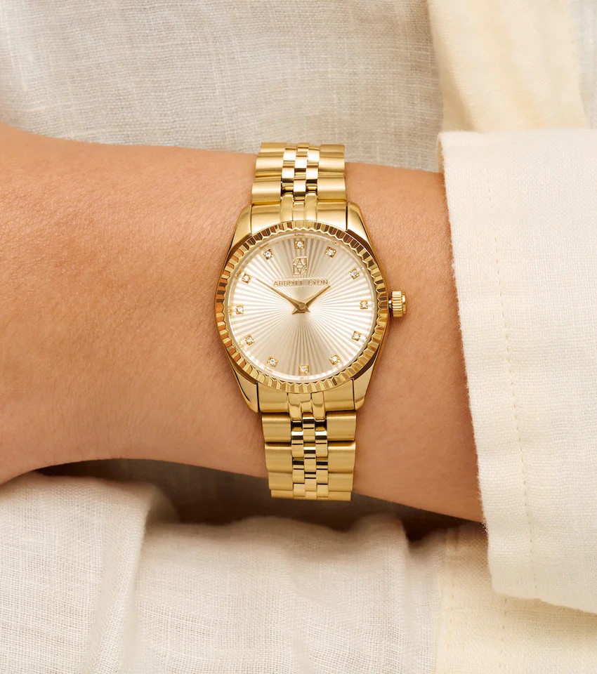 Fluted Belgravia 30 Watch (Gold) | Abbott Lyon