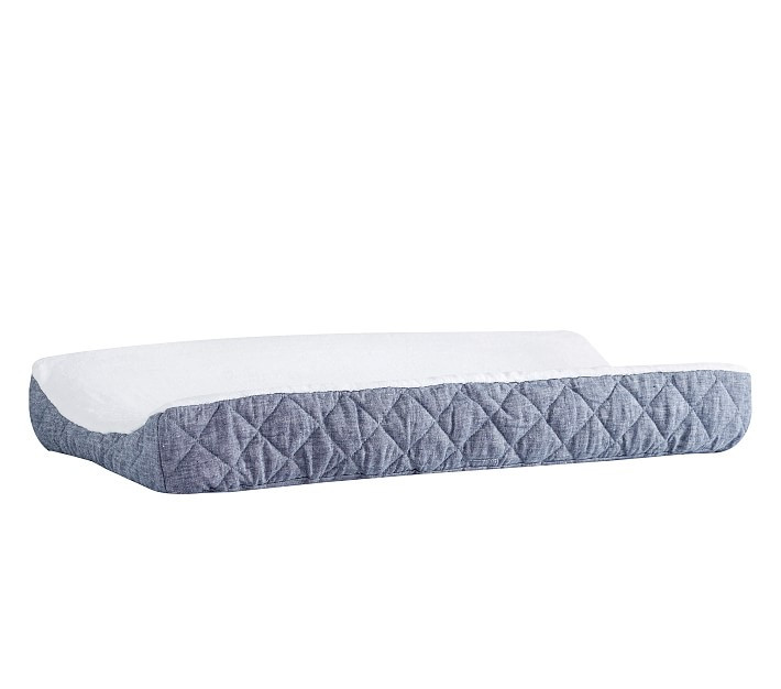 Belgian Flax Linen Terry Changing Pad | Pottery Barn Kids