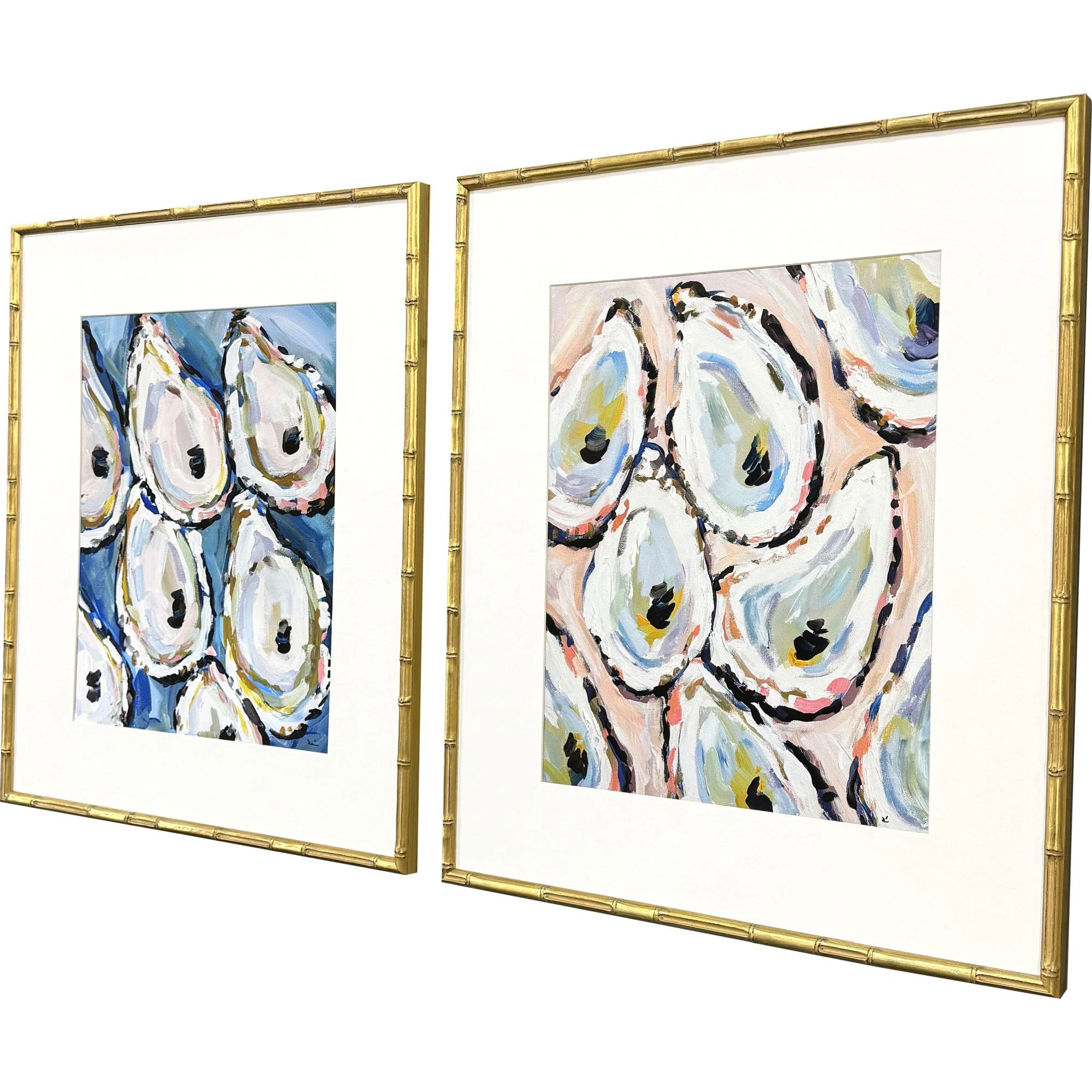 Oyster Shells Framed Art | Perigold