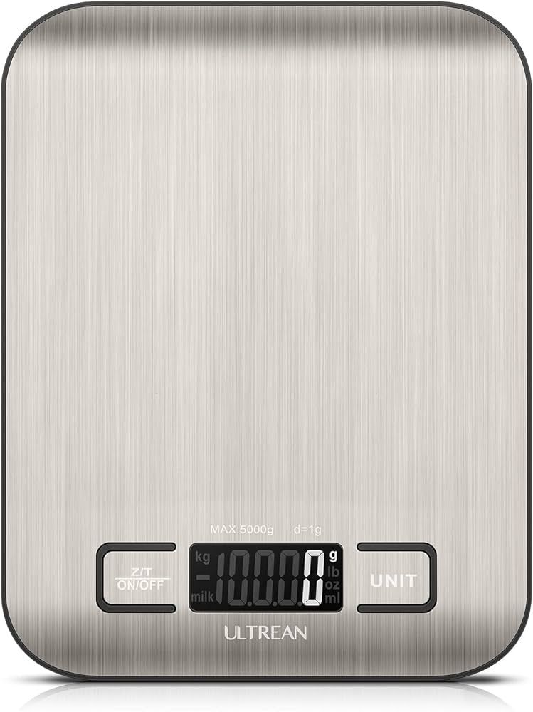 Ultrean Food Scale, Digital Kitchen Scale Weight Grams and Ounces for Baking Cooking and Meal Pre... | Amazon (US)