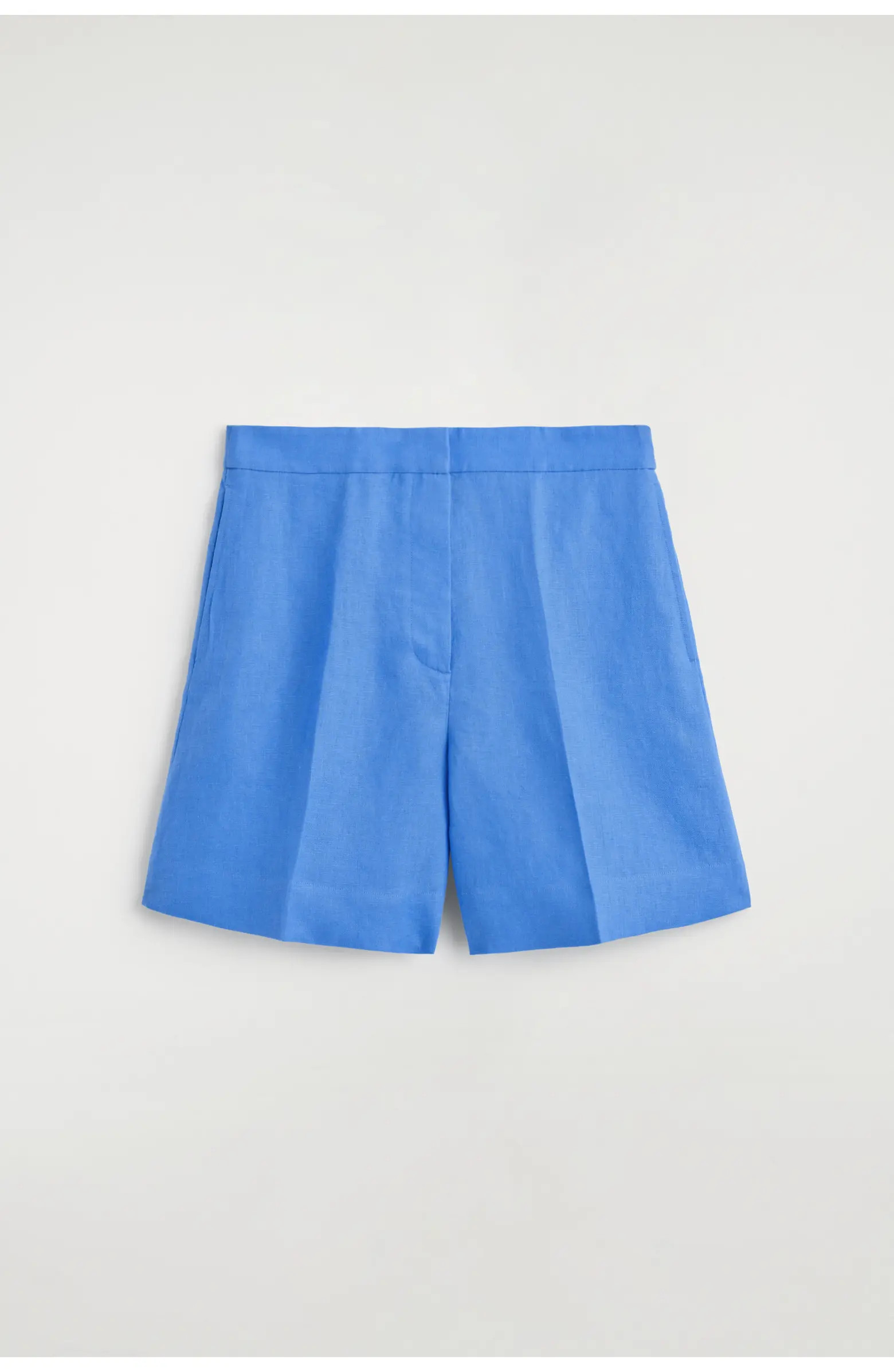 Tailored Elasticated Linen Shorts | Nordstrom