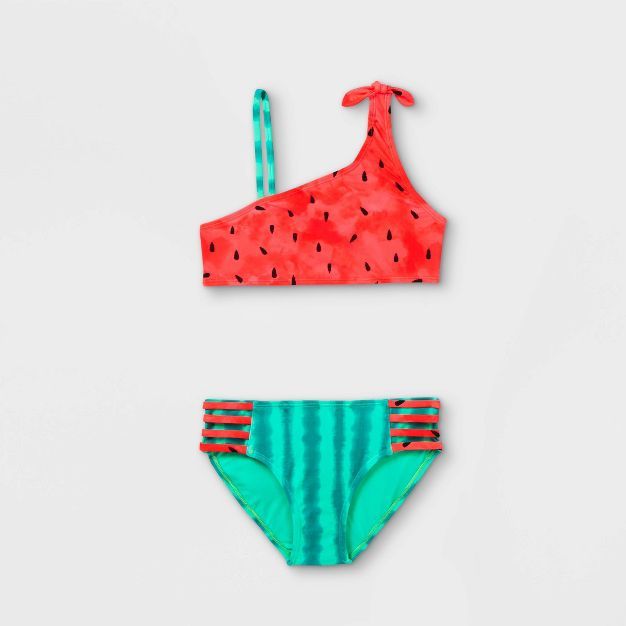 Girls' Watermelon Bikini Set - Cat & Jack™ Red | Target