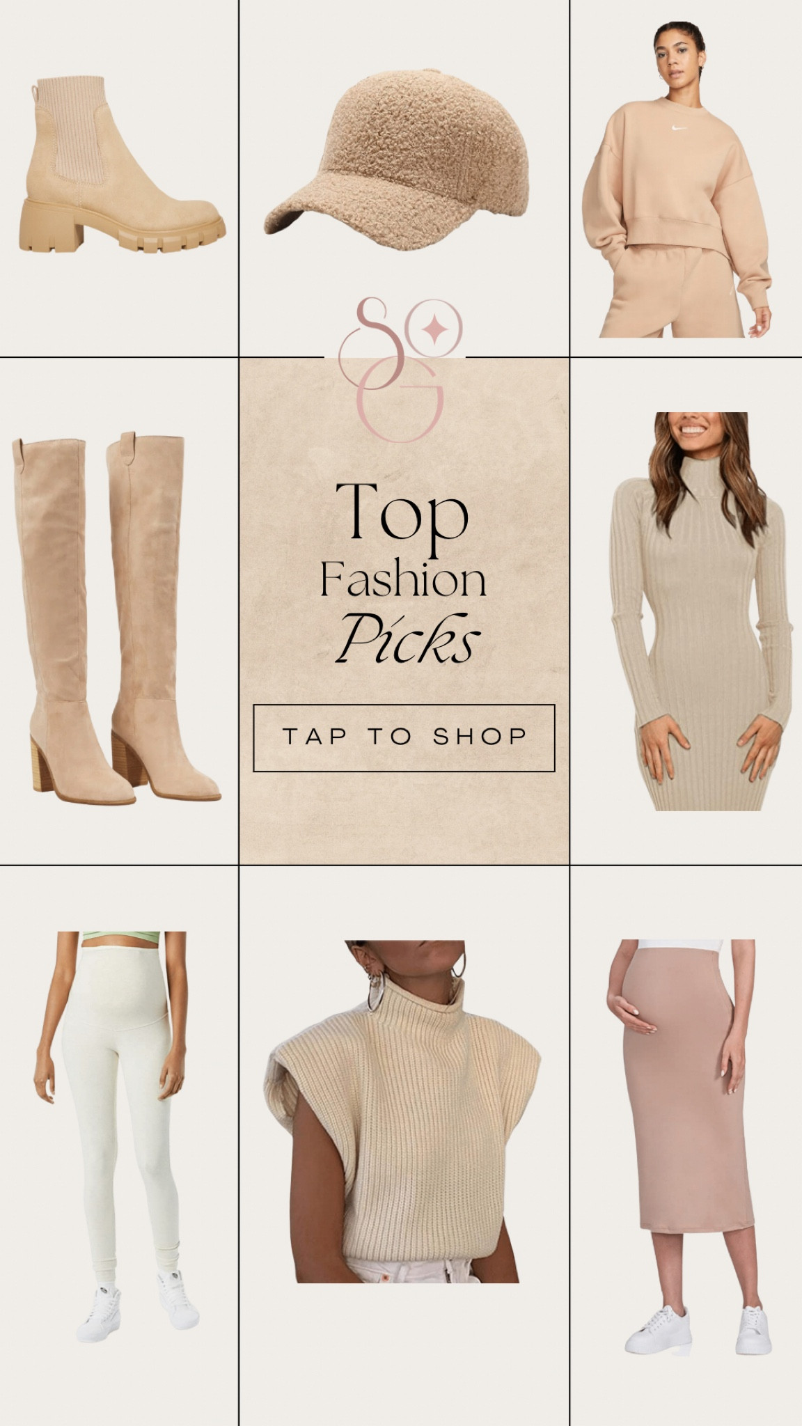 Beige khaki, and tan aesthetic. Perfect winter outfit is bump, maternity, and pregnancy friendly for new and expecting mothers moms. Great for the holiday season during fall and winter. Love this new arrival. Some items from Amazon, Altar’d State, Nordstrom, Nike, Steve Madden, Home Depot, Lululemon, Walmart, Madewell, Revolve. 

#LTKbump #LTKSeasonal #LTKbaby