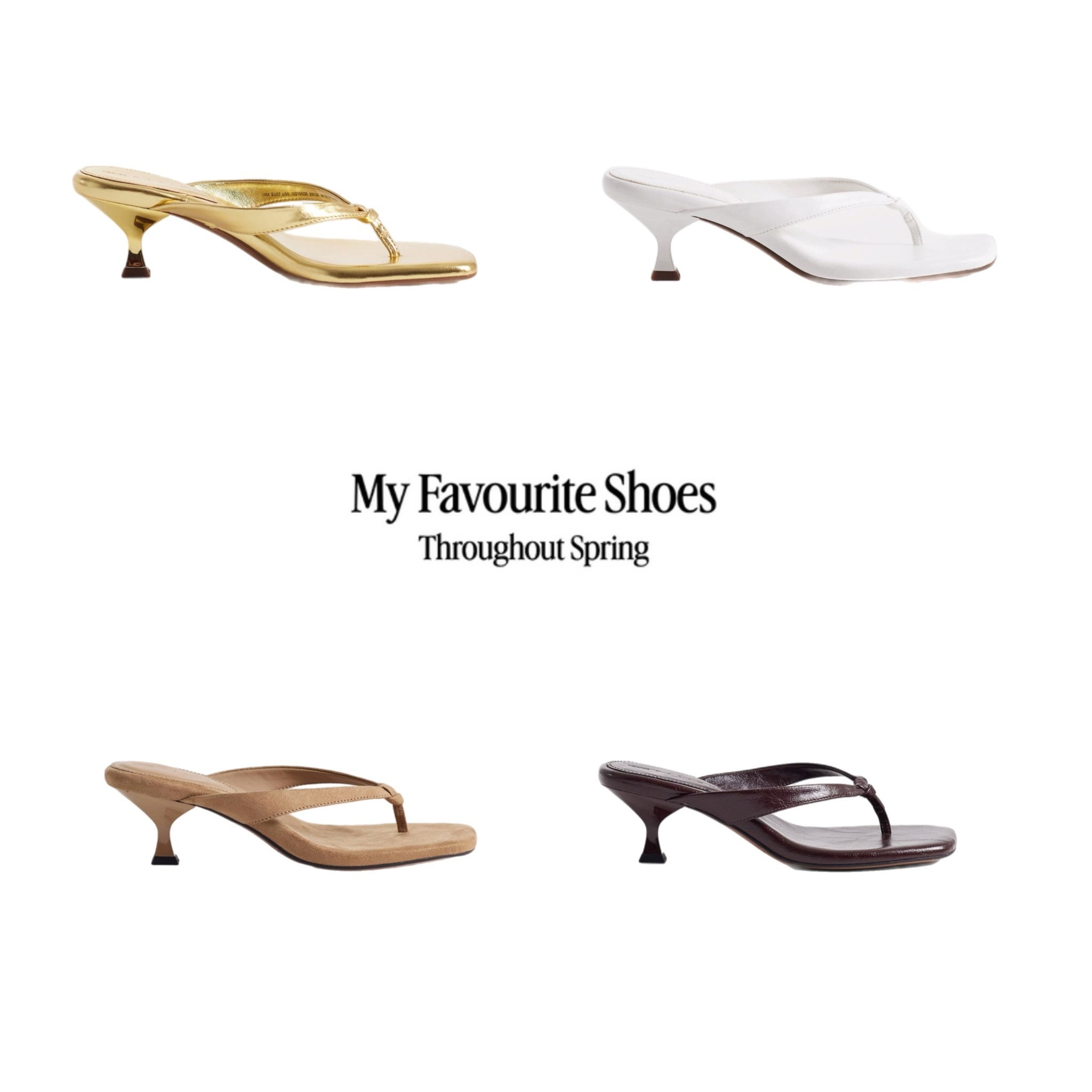 The ‘it girl’ shoes for spring 🎀✨👏🏻

Girls these are the shoes you will see me wearing on repeat throughout spring! The best and unbelievably comfortable too! 🤭🫶🏻

#LTKholiday #LTKhaul #LTKuk