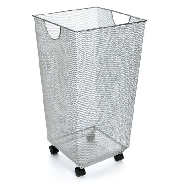 Mesh Handy Bin Silver | The Container Store