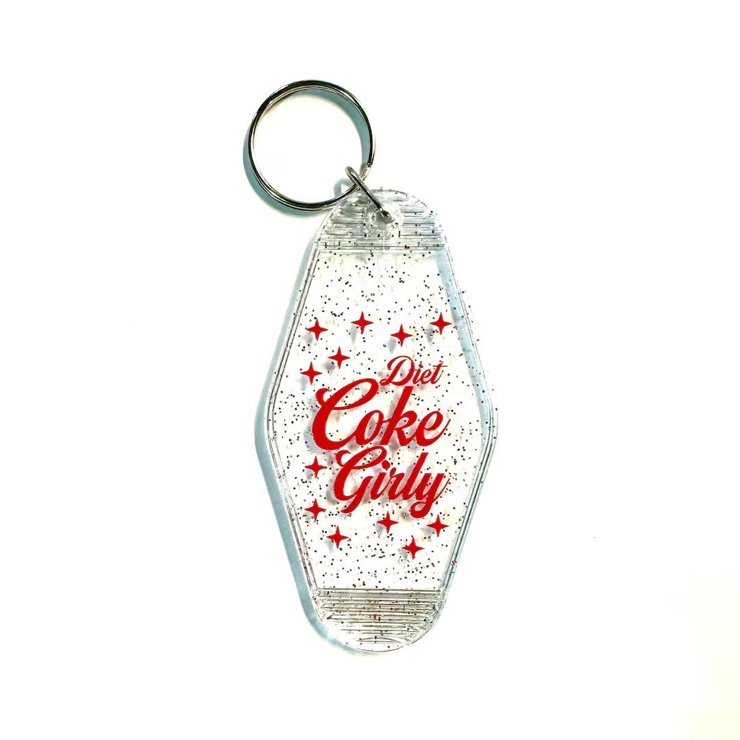 Diet Coke Girly Keychain - Etsy | Etsy (US)