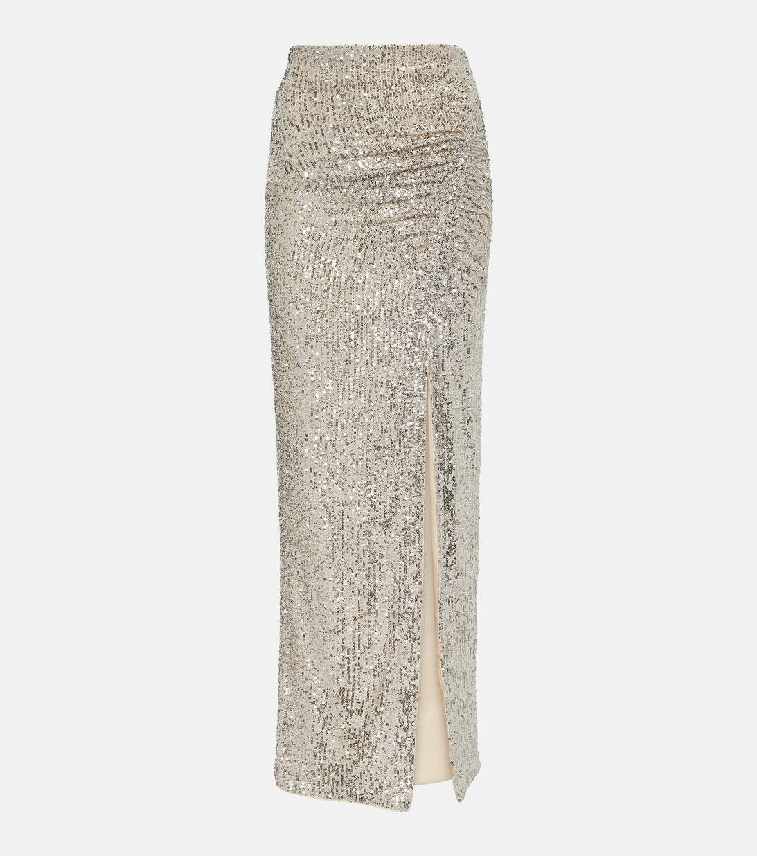 Sequined high-rise maxi skirt | Mytheresa (INTL)