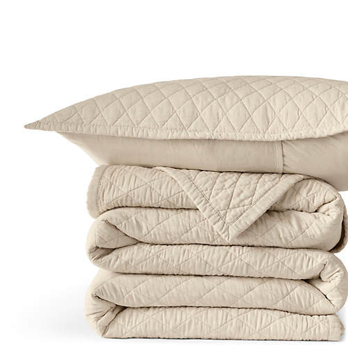 Solid Diamond Double Voile Quilt | Lands' End (US)