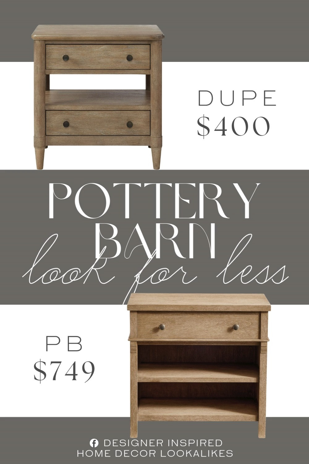 Inspired by Pottery Barn Nightstand. Solid Wood Nightstand.  Wooden Bedside Table. Natural Wood Nightstand. Mid-Century Modern Nightstand. Modern Classic Nightstand. Bedside Storage Table. Nightstand with Drawer. Affordable Designer Nightstand. 

Home more affordable option find copy cat similar look for less budget friendly affordable cheap cheaper beautiful pretty. Clearance sale coupon code discount code promo code luxury lookalike look a like Inspo inspiration inspired by idea ideas Love like these? I share multiple every day in my FB group.
#potterybarninspired #nightstand #bedsitable #bedroomstorage #bedroominspo #furniturefinds #woodfurniture #woodennightstand 

 #LTKHome