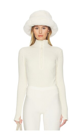 CORDOVA Butte Bodysuit in Cream. - size S | Revolve Clothing (Global)
