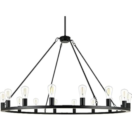 Saint Mossi Antique Painted Metal Chandelier Lighting with 12 Lights,Rustic Vintage Farmhouse Pendan | Amazon (US)
