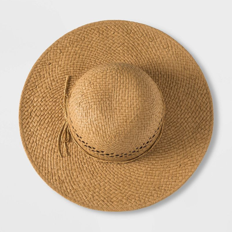 Kids' Straw Floppy Hat - art class™ Tan | Target