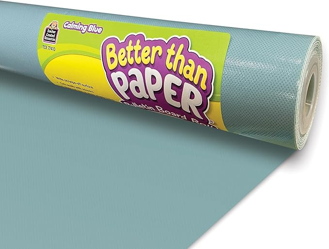 Teacher Created Resorces Calming Blue Better Than Paper® Bulletin Board Roll (TCR77410) | Amazon (US)