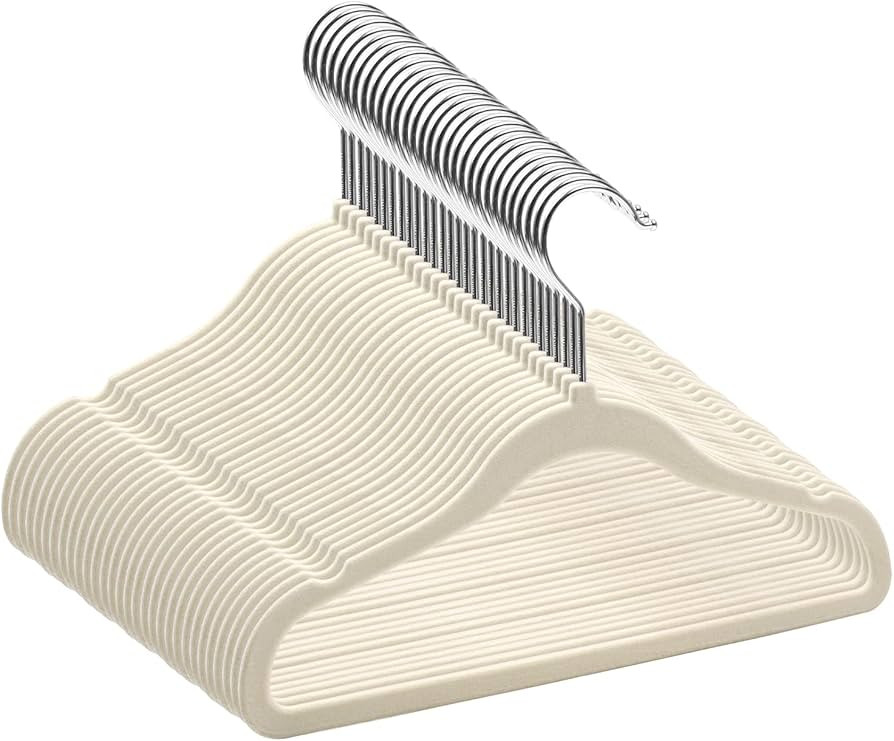 GoodtoU Kids Velvet Hangers Baby Hangers for Closet 20 Pack Non Slip Childrens Infant Hangers Bei... | Amazon (US)