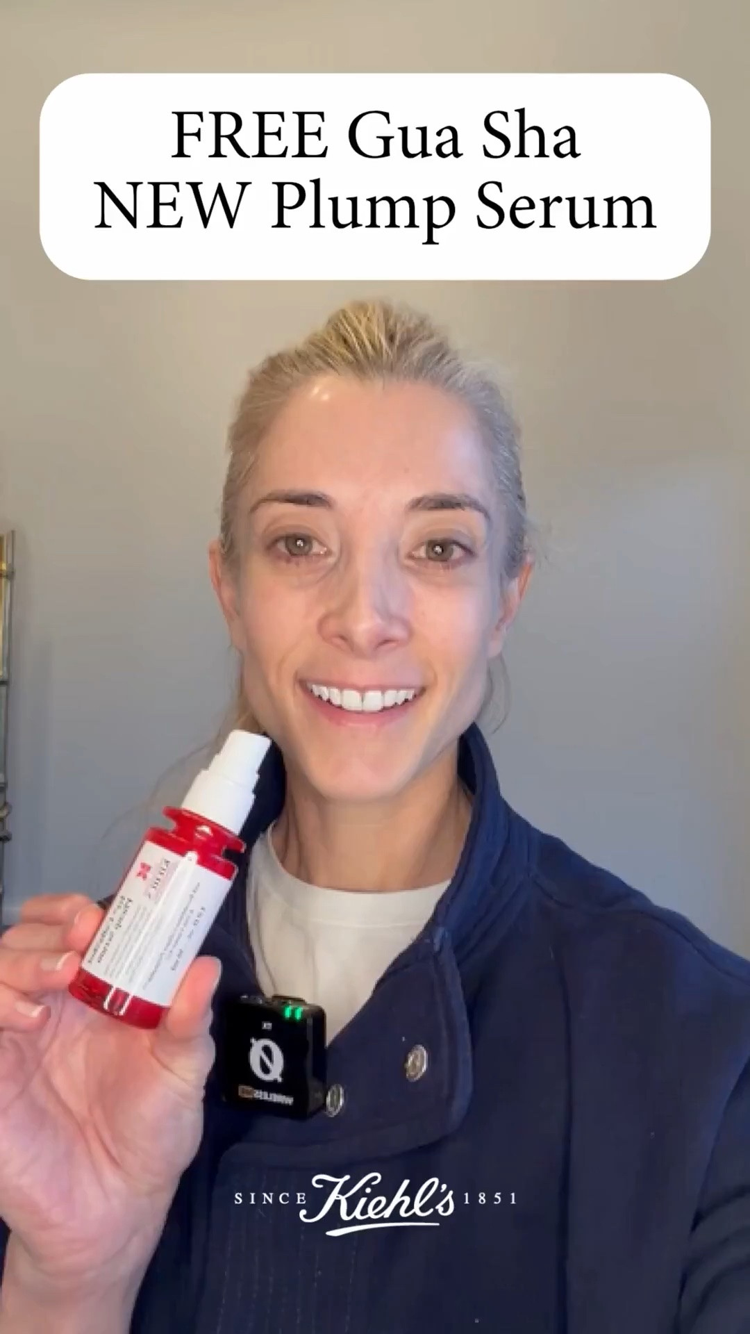 Kiehl's 1cc CollaShot Plumping Serum, $78. Clinically shown to improve cheek sagging by 41% in 12 weeks. Formula is packed with collagen polypeptides, vitamin B12, and rhamnose for firmness and elasticity.

Right now the gua sha stone is a free gift with purchase, so you get both in one order!!

I use a few drops on clean skin, then glide the gua sha upward along my jawline and cheekbones to help the serum absorb deeper while boosting circulation. Skin feels tighter and lifted right after.

This video contains a paid partnership w Kiehl’s on LTK.

#LTKOver40 #LTKBeauty #LTKselfcare