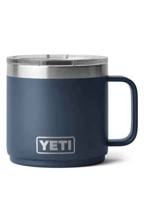 YETI Rambler 14-Ounce Stackable Mug in Navy at Nordstrom, Size 14 Oz | Nordstrom