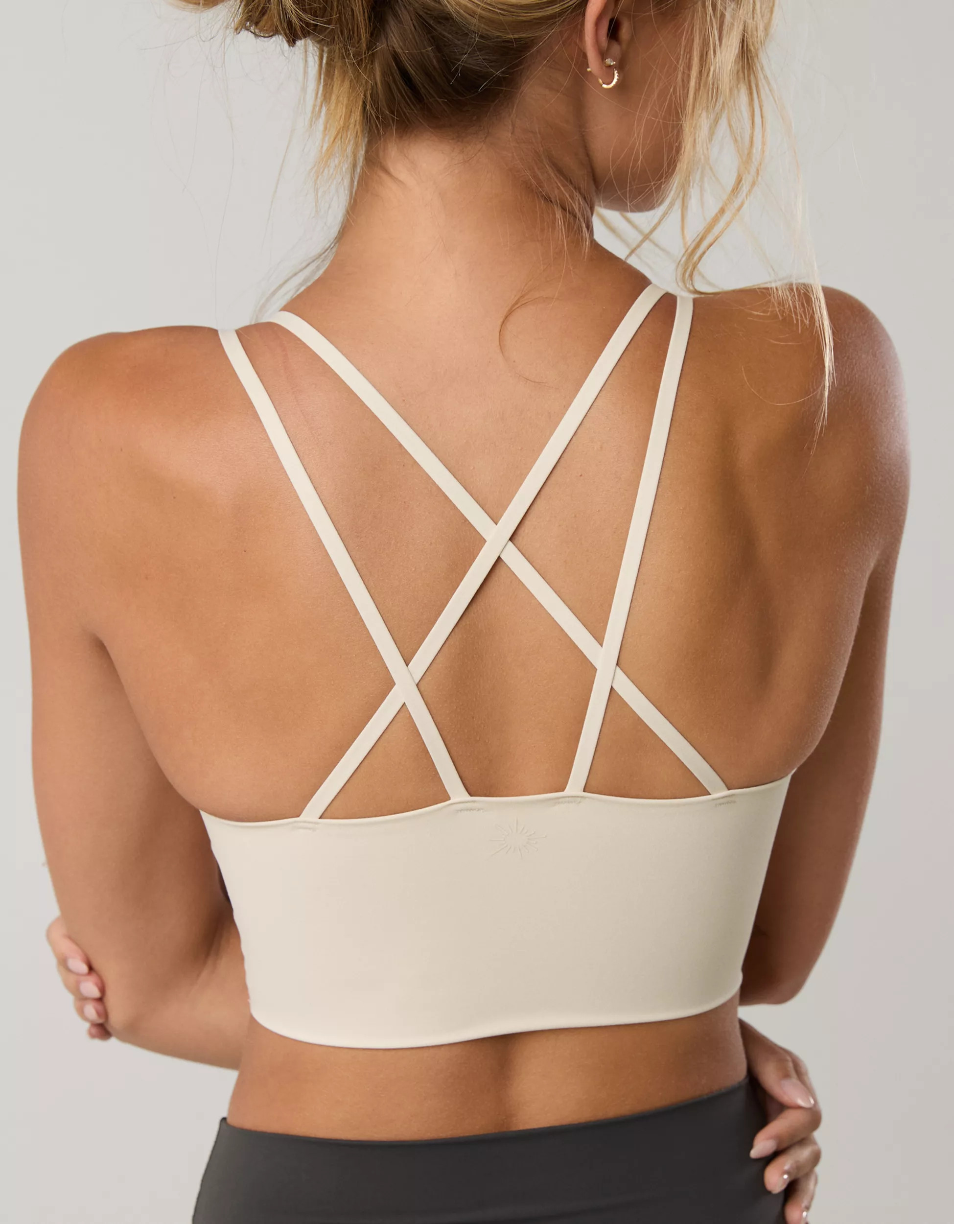 OFFLINE By Aerie Real Me Hold Up! Strappy Sports Bra | Aerie